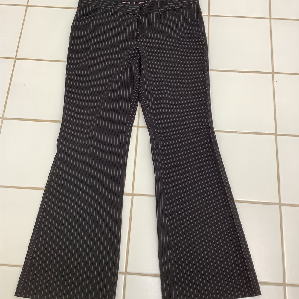 Express Editor Pinstripe Pant - image 1